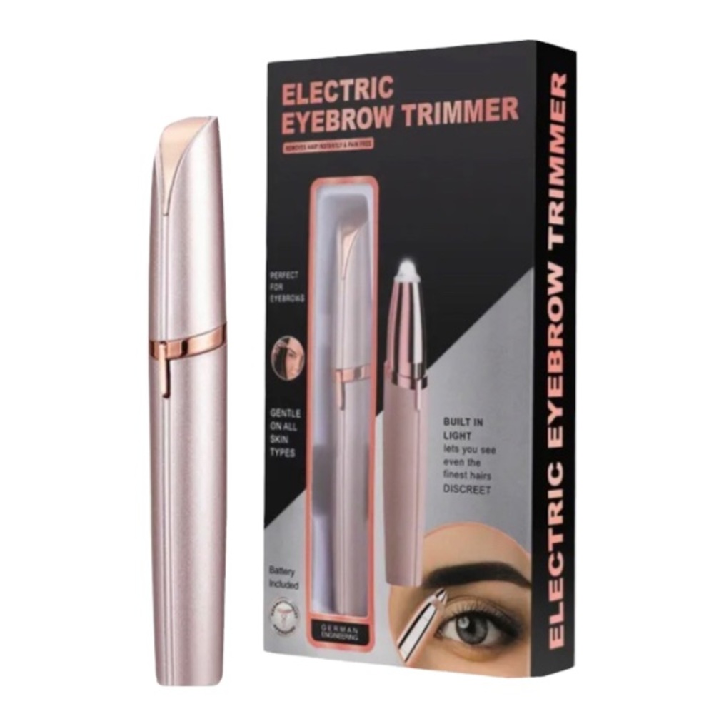 🍀New Electric Eyebrow Trimmer mini Brow Epilator battery operated